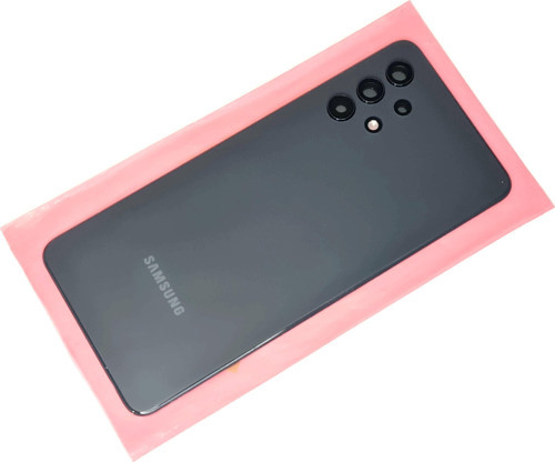 Samsung Galaxy A32 A325 Arka Pil Batarya Kapağı (FULL Kamera Lensli) SİYAH