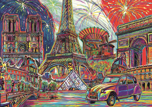 Puzzle Colours Of Paris 1000 Parça Puzzle