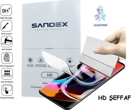 Tecno SPARK6 NANO Ekran Koruyucu Esnek ULTRA İnce SANDEX - HD ŞEFFAF
