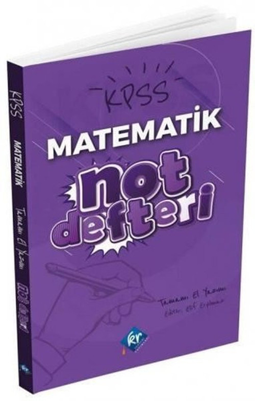 KPSS Matematik El Yazısı Konu Anlatım Defteri