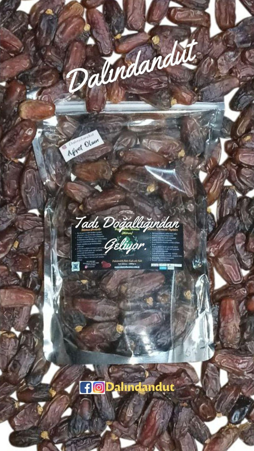 Yeni Mahsul Doğal Organik Medine Hurması (Mebrum) 250 Gr