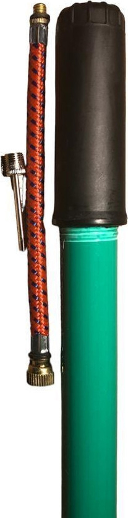 Top Pompası Bisiklet Pompası Taşınabilir İnce El Pompası 40 cm Metal Yeşil Pompa