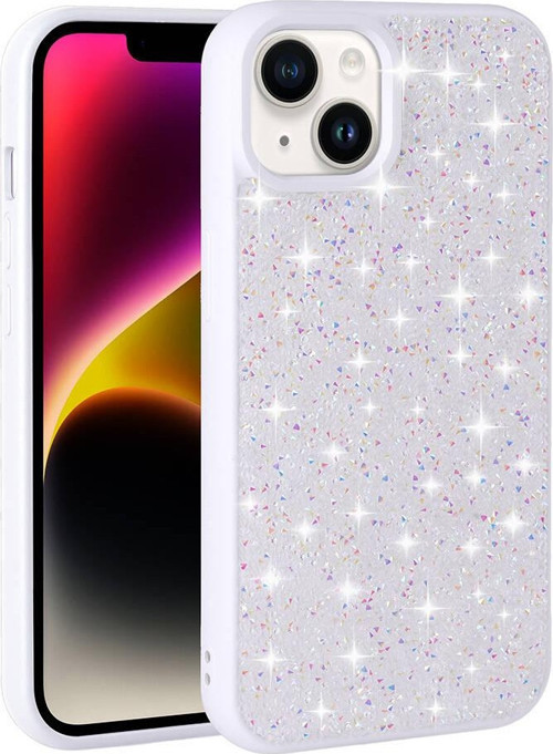 Apple iPhone 13 Kılıf Kamera Korumalı Parlak Taşlı Tasarım Zore Pırlanta Kapak