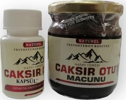 Hatay Yöresi Çakşır Otu Macunu + Plus & Çakşır Otu Kapsül 10 Lu