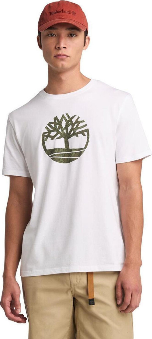 KENNEBEC RIVER Camo Tree Logo Short Slee Erkek Tişört TB0A6DTS1001