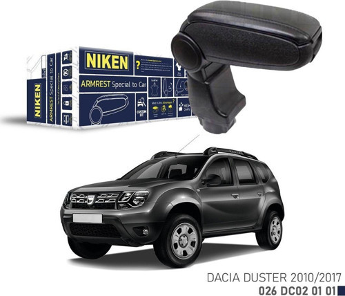Dacia Duster Uyumlu 2010-2017 Araca Özel Kol Dayama Kolçak Siyah Niken Parça