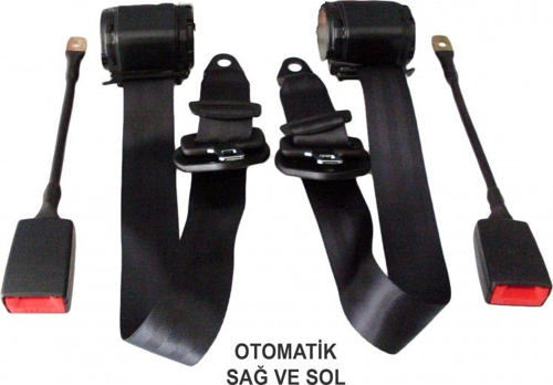 Emniyet Kemeri Otomatik 3 Nokta Kollu Ön Takım E-Belgeli