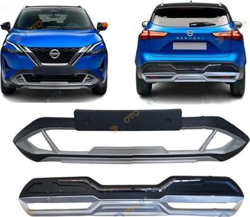 Nissan Qashqai Uyumlu 2021 Sonrası Ön Arka Tampon Koruma Difüzör Parça