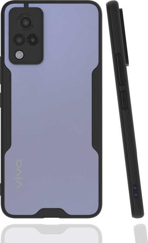 Vivo V21 Kılıf Zore Parfe Kenarları Pastel Renk Silikon Kılıf