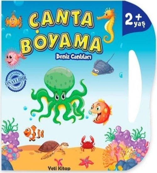 Çanta Boyama - Deniz Canlıları 2+ Yaş