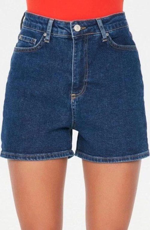 Büyük Beden Moda Denim Yüksek Bel Dar Paça Gündelik Siyah Yüksek Bel Skinny Şort Bermuda