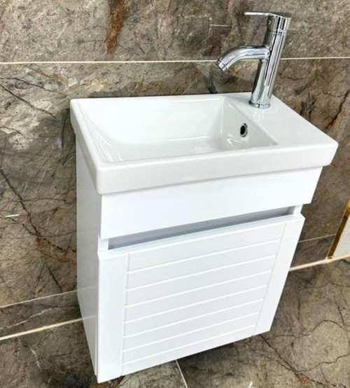 Beta Plus Beyaz Banyo Dolabı Alt Modül 45 cm