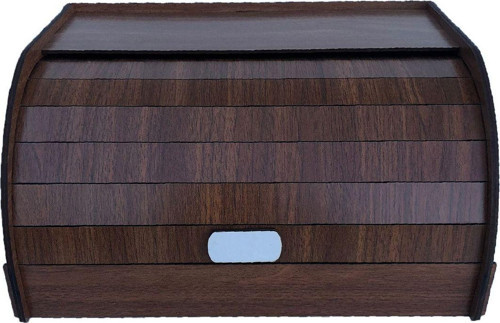 Tasarım Ekmek Kutusu, Bakerybox, Ahşap Ekmeklik Organizer, Demonte Ekmeklik 27x16 cm