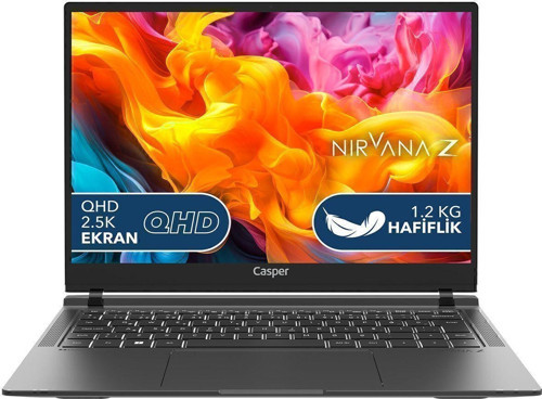 Nirvana Z100 i5-1335U 16GB LPDDR5 1TB SSD 14" Freedos Oniks Siyah Laptop Z100.1335-BF00X-S-Q
