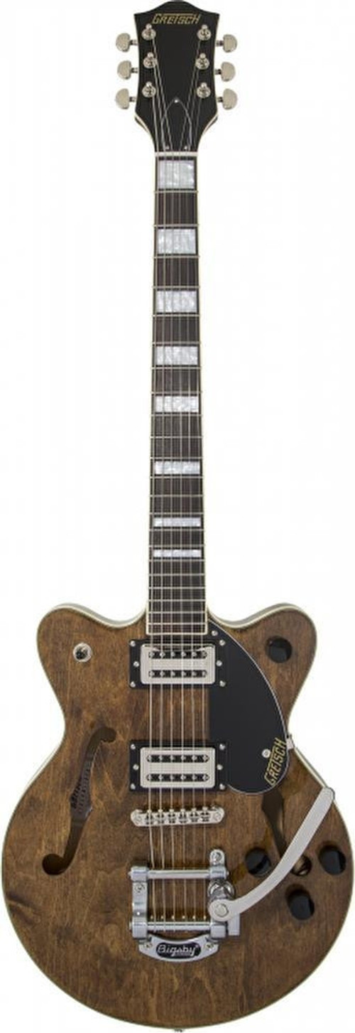 G2655T Streamliner Center Block Jr. Double-Cut Bigsby Laurel Klavye BroadTron BT-2S Pickups Imperial Stain Elekt