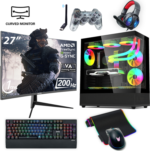 NextGen A-X i5-13400F 32GB 1TB M.2 NVMe RTX 3070 8GB 27" 200HZ 240mm Sıvı Soğutma Oyuncu Oem Seti