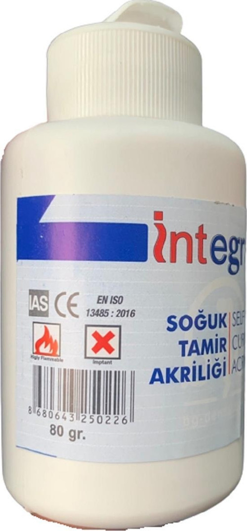 İntegra Soğuk Tamir Akriliği & Diş Hekimliği Fakültesi Öğrencileri ve Tamir İşleri İçin 80 gr