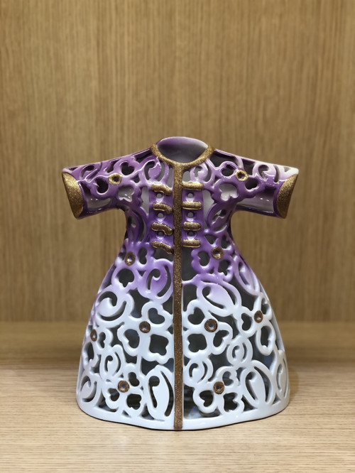24 Cm El Dekoru Kadife Kutulu Dekoratif Kaftan