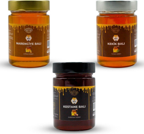 Adana Narenciye Balı- Zonguldak Kestane Balı- Çankırı Kekik Balı 3'Lü Set 460G × 3 Adet