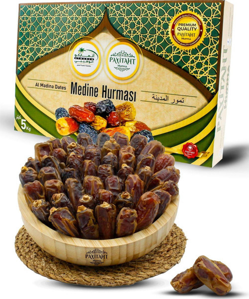 Medine Meşruk ( Mebrum ) Hurması 5Kg - Yeni Mahsül - Ince Kabuklu Besleyici Dayanıklı 8681506271799