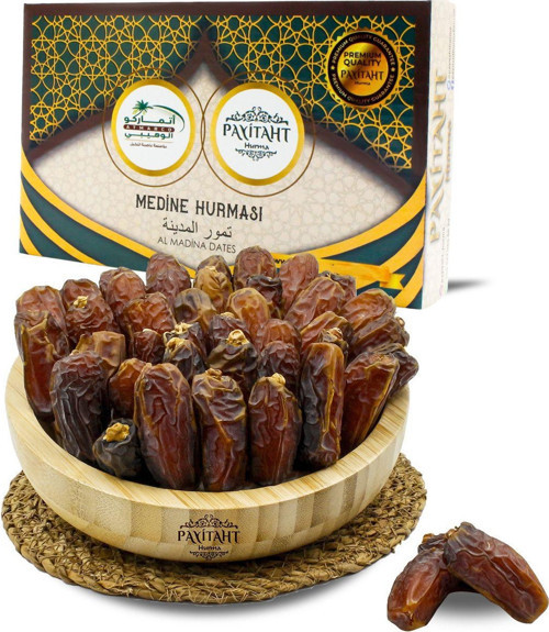Medine ( Mebrum ) Haşap Duble Jumbo Hurma 1Kg - Yeni Mahsül - 1.Kalite Mebrum Hasap