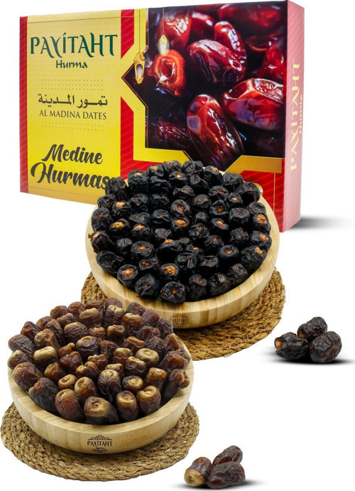 Medine Berni Lüks 1,5Kg Ve Acve Medine Peygamber Hurması 1,5Kg Yeni Mahsul 3Kg Ikiliset Berniacve3Kg