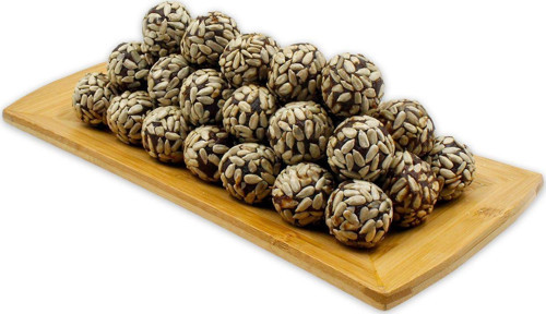 Ay Çekirdeği Kaplamalı Dolgulu Şekersiz Çıtır Yüksek Lif İçeren Doyurucu Besleyici 350G Hurma Topu