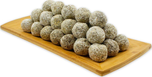 Hindistan Cevizli Kaplamalı Dolgulu Şekersiz Çıtır Yüksek Lif Doyurucu Besleyici 350G Hurma Topu