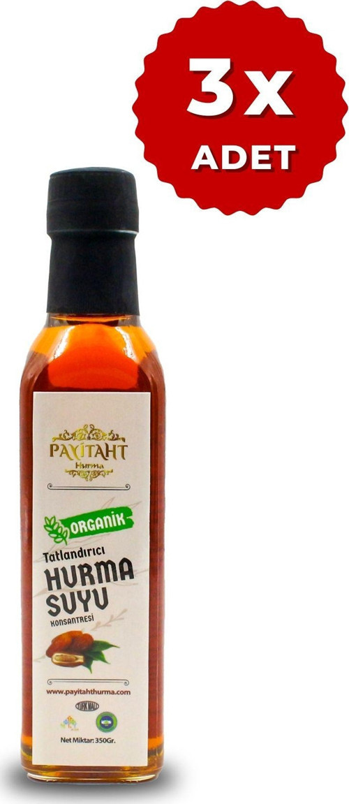 Tatlandırıcı Hurma Suyu Konsantresi Yeni Mahsül 350 Gr X3