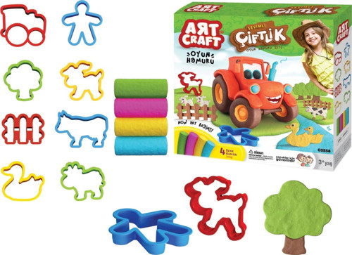 Çiftlik Oyun Hamur Seti 200 Gr. - Oyun Hamuru Seti - Hamur Setleri - Hamur Kalıpları