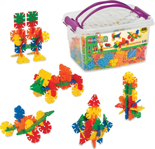 Magic Puzzle Lego (400 Parça) - Sihirli Puzzle- Küçük Bloklar - Sihirli Legolar Oyuncak