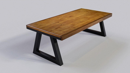 Doğal Ağaç Toplantı Masası ( 100 cm - 200 cm )