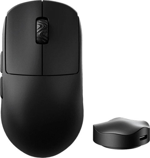 V8 8K Hz Pixart 3950 Sensör Siyah Kablosuz Simetrik Gaming Mouse