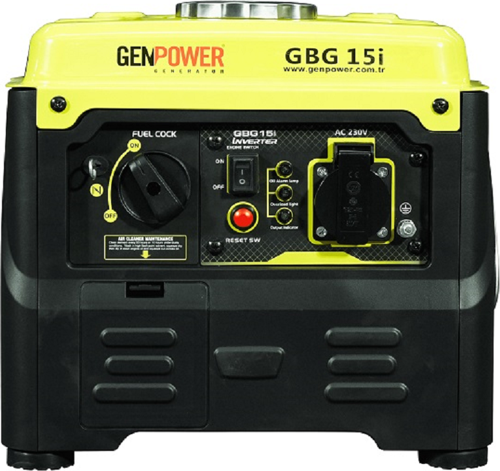 GBG 15i Model 1.5 Kva Benzinli ipli, Tekerleksiz Açık Tip Monofaze ( 220 Volt) Dijital Inverter Jeneratör