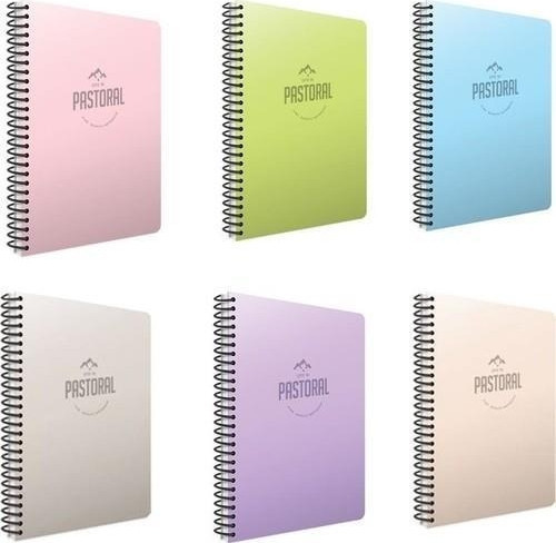 Pastoral A4 Plastik Kapak Spiralli 96 Yaprak 3 Kareli + 72 Yaprak 2 Çizgili Defter