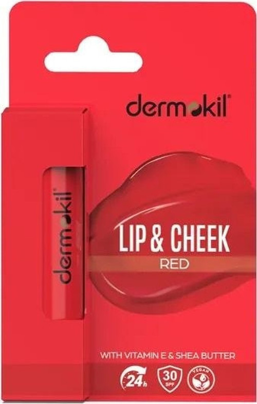 Renkli Dudak ve Yanak Nemlendirici Bakım Kremi 30 spf Red