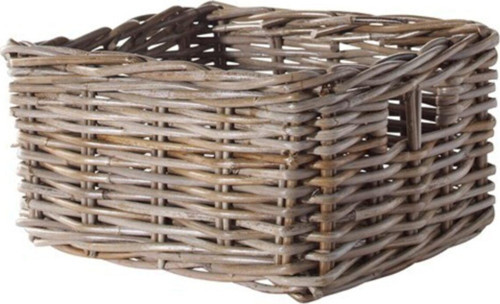 El Dokuması Sepet Meridyendukkan Hasır 25X29X15 Cm Çok Amaçlı Hasır Kutu