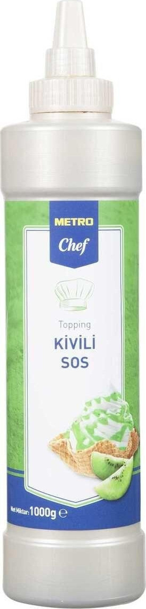 Toppıng Sos Kivi 1Kg Pastacılık Pasta Şef Mutfak Tatlı Yemek