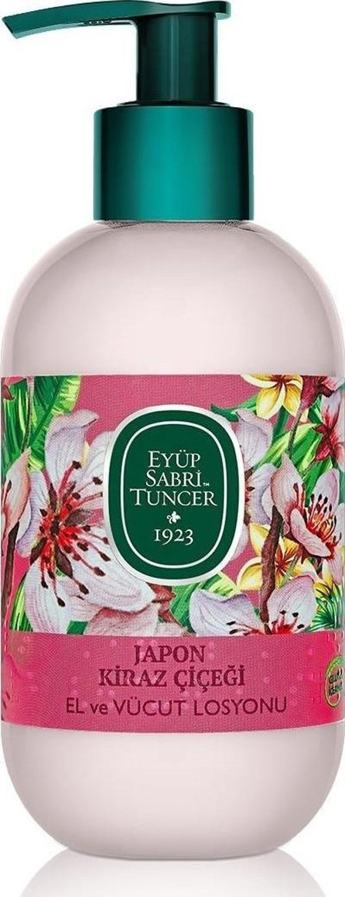 Japon Kiraz Çiçeği Doğal Zeytinyağlı El Ve Vücut Losyonu 280 Ml
