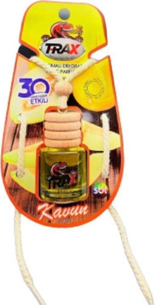 Oto Araç Ayna Asma Şişe Cam Koku Kavun Aromalı Oto Parfümü 8Ml
