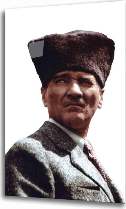 Atatürk Cam Tablo 4 Mm Dayanıklı Temperli Cam