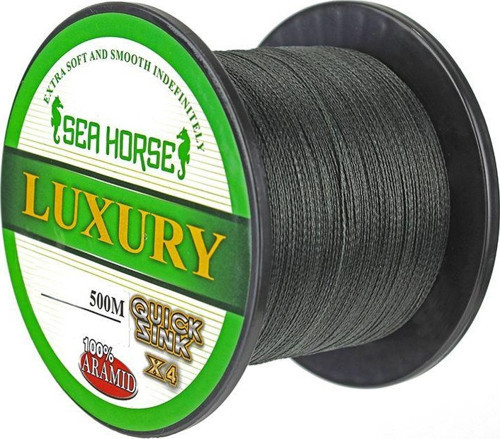 Luxury 500m 4x 0.10mm İpek Misina