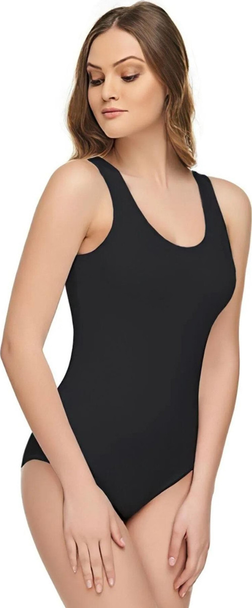 Kadın Modal Likralı Geniş Askılı Kancalı Body 2005 - 6 Adet