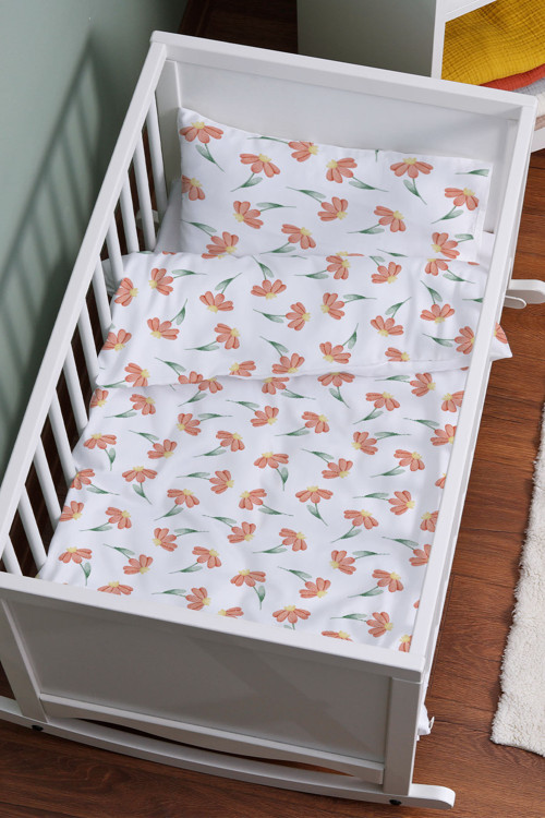 Organik Anne Yanı Nevresim Takımı (60x100) - Doğa Sevgisi