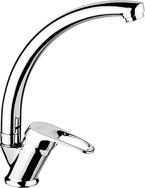 Uzun Kuğu Nokta Miks Batarya Mutfak Lavabo Eviye Çeşme Musluk Bataryası