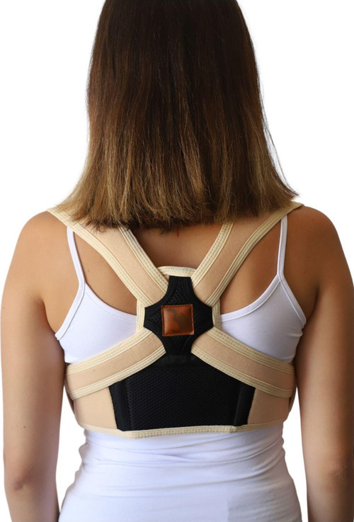 Dik Duruş Korsesi Sırt Ve Bel Kamburluk Önleyici Dik Durma Korsesi Unisex Rahat
