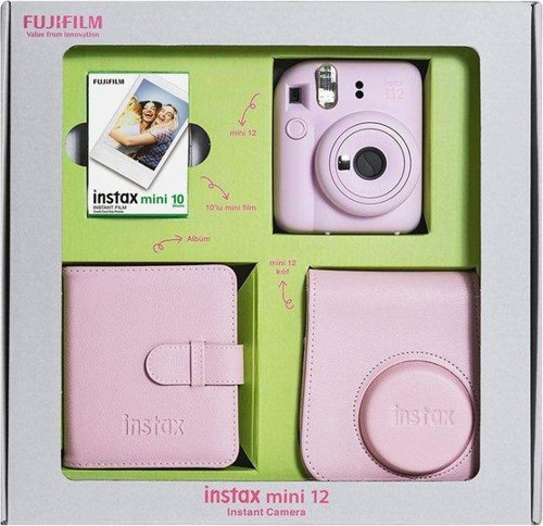 İnstax Mini 12 Bundle Box Pembe