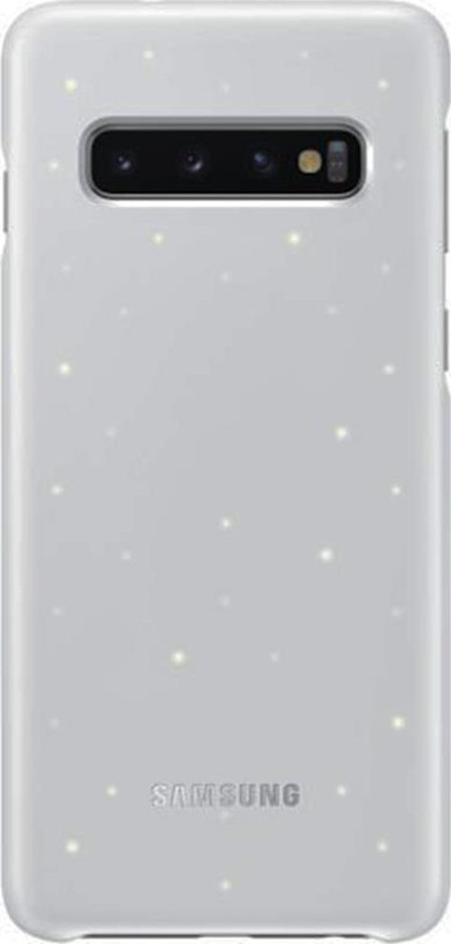 Galaxy S10 ile Uyumlu Kılıf Led Cover Beyaz EF-KG973CWEGWW