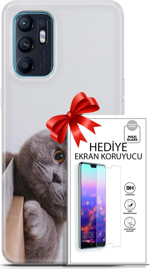 Oppo Reno 6 4G Kılıf Orijinal Seri Scotish-British 06 Duman Koruyucu Kapak Ekran Koruyucu