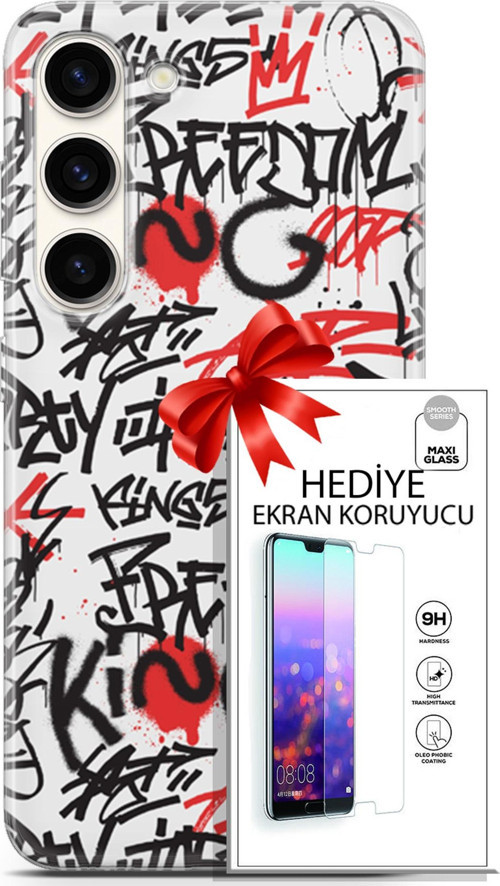 Samsung Galaxy S23 Kılıf Orijinal Seri Punky 22 King Freedom Kap + Ekran Koruyucu